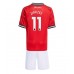 Manchester United Joshua Zirkzee #11 Hjemmedraktsett Barn 2025-26 Kortermet (+ Korte bukser)